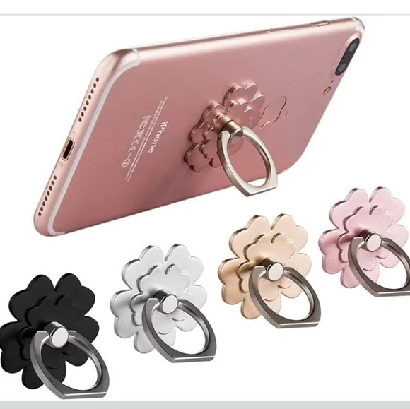 Flower Phone Ring Holder/Stand - Picture 1 of 9